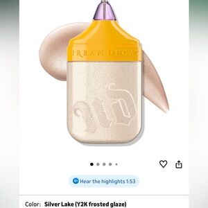 NWT- Urban Decay Bond Luminizer (Shade: Silver lake) Highlighter Bronzer 1fl oz